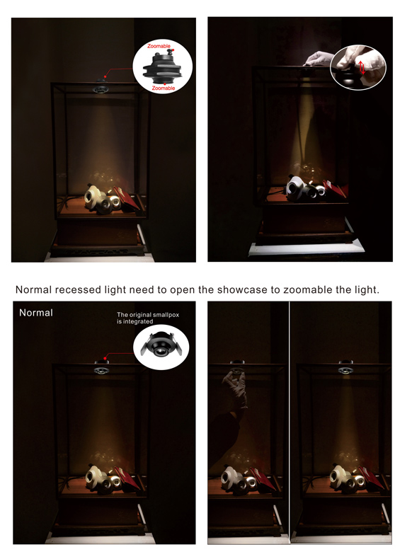 Rolux 3 #8288/8088 3W/1W Rolux A small expert for display / showcase /cabinet