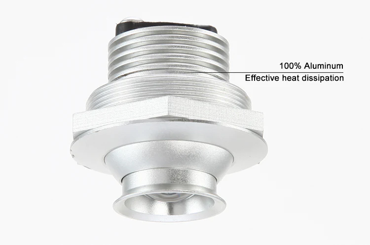 1 8310 The Eye 1w adjustable beam mini led downlight for showcase jewelry display