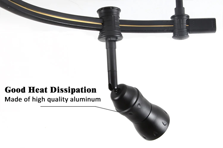 Decorative flexible monorail track light with Cree LED 8369 6W Decorative flexible monorail track light with Cree LED 8369 6W