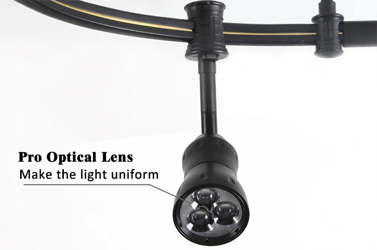 Decorative flexible monorail track light with Cree LED 8369 6W Decorative flexible monorail track light with Cree LED 8369 6W