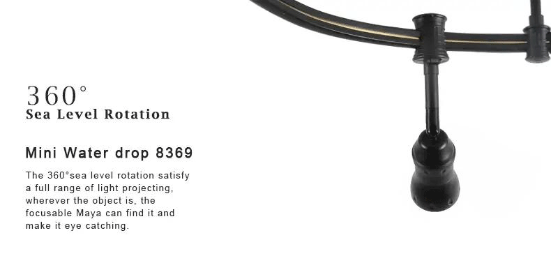 water drop 8369 6w led monorail track light rotation adjustable 3 water drop 8369 6w led monorail track light rotation adjustable 3